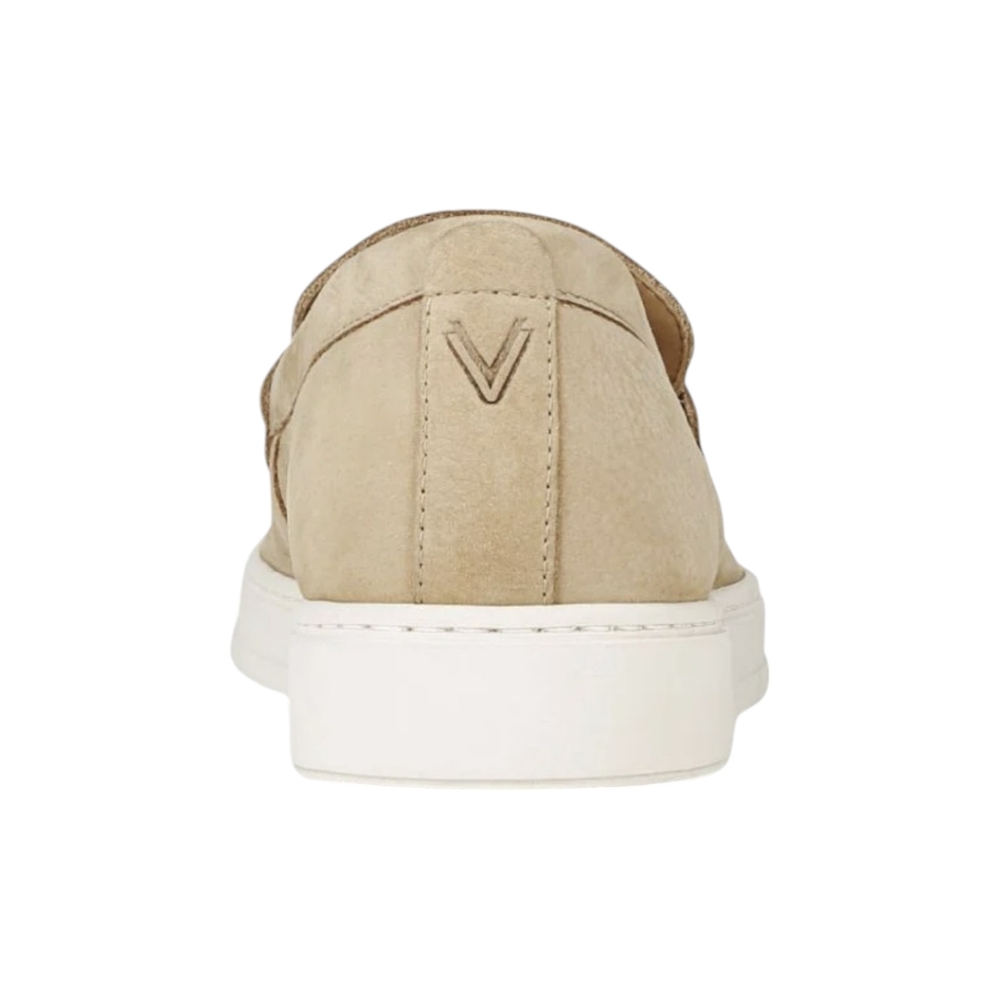 Vionic Men's Suede Loafers in Beige with White Sole - Picture 4 of 7